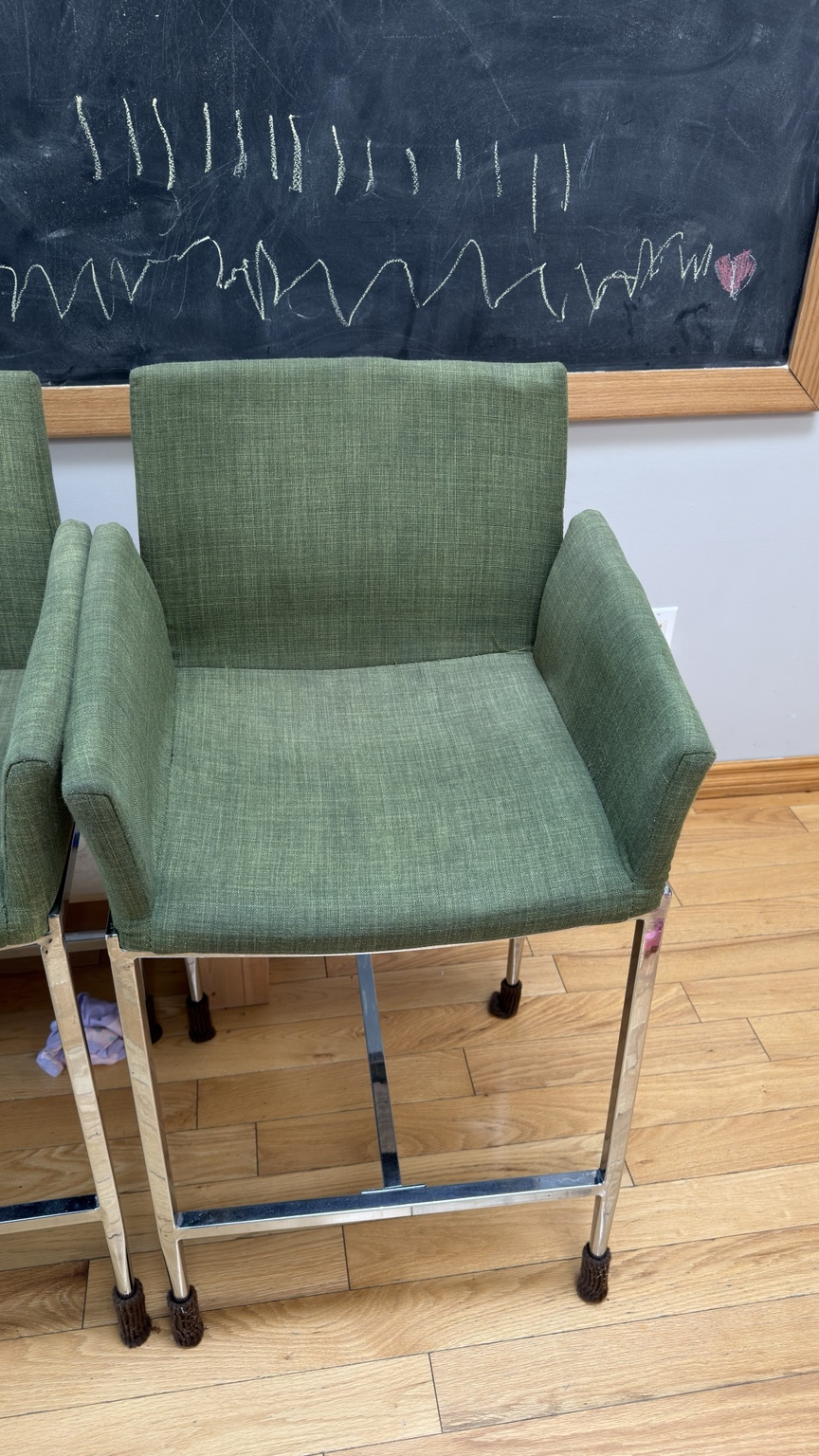 Dining chair cleaning after